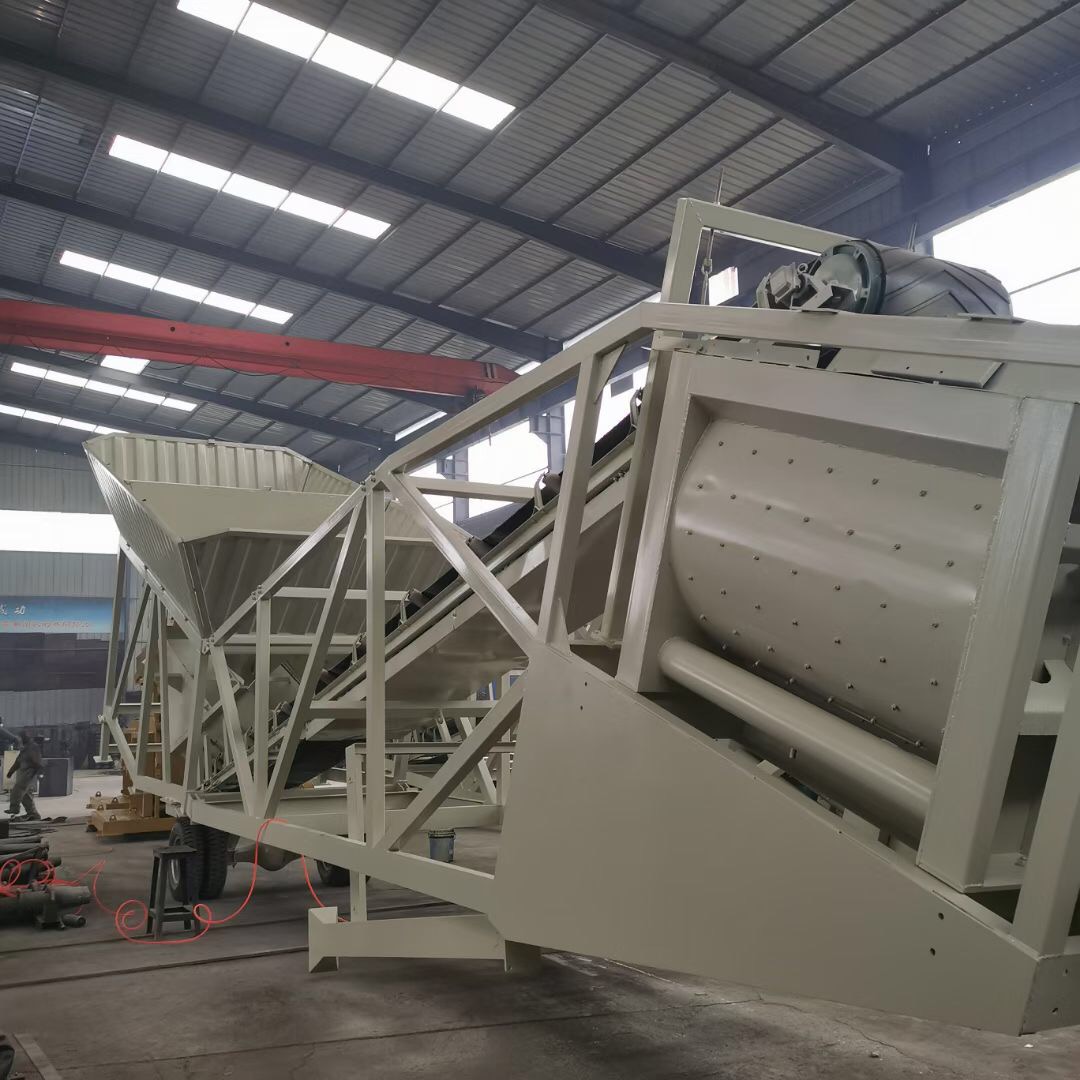 YHZS120 mobile batching plant project configuration